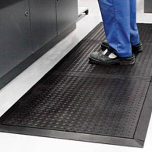 tapis de sol annulaire / en caoutchouc noir