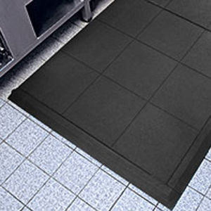 tapis de sol annulaire / en caoutchouc noir