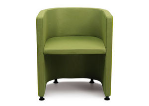 fauteuil visiteur contemporain / en tissu / avec accoudoirs / contract