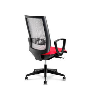 fauteuil de bureau contemporain / en polypropylène / en tissu / en cuir