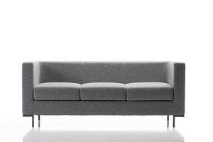canapé contemporain / en tissu / pour établissement public / professionnel