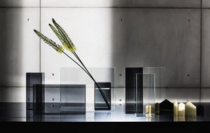 vase contemporain / en verre