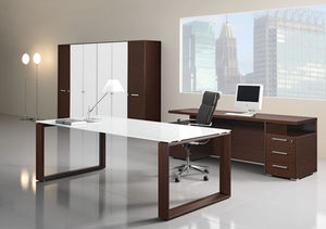 bureau de direction / en bois / contemporain / professionnel