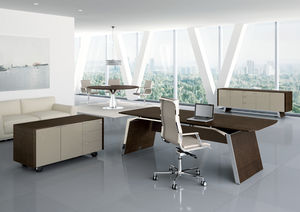 bureau de direction / en bois / contemporain / professionnel