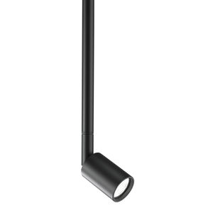 éclairage sur rail à LED / rond / en aluminium / en acier