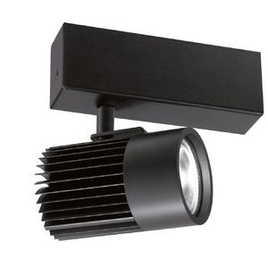 éclairage sur rail à LED / rond / en aluminium / professionnel