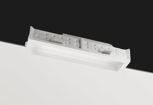luminaire encastrable au plafond / fluocompact / linéaire / en verre