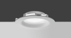 luminaire encastrable au plafond / à LED / fluorescent / rond
