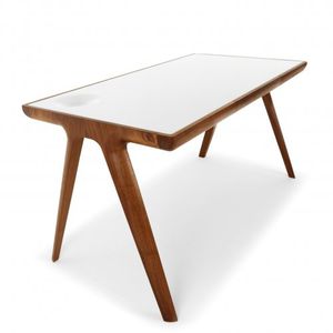 bureau en chêne / en noyer / en cuir / design scandinave