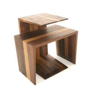 table d'appoint contemporaine / en frêne / en noyer américain / en chêne blanc