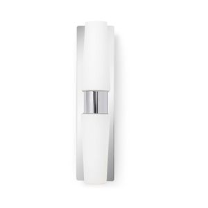 applique murale contemporaine / de salle de bain / en verre / en inox
