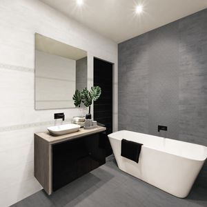 carrelage de salle de bain / mural / de sol / en grès cérame