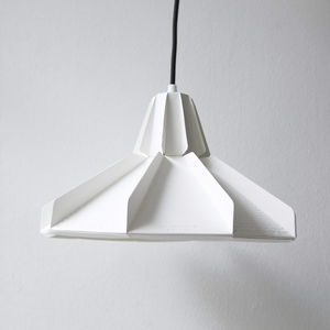 lampe suspension / contemporaine / en papier