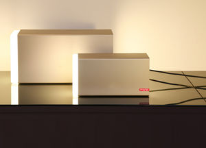 lampe de table / contemporaine / en aluminium / en plastique