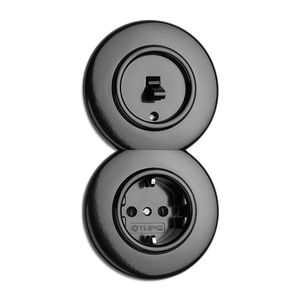 prise de courant / multi / encastrable / en Bakelite®