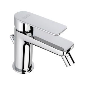 mitigeur pour bidet / en métal chromé / 1 trou