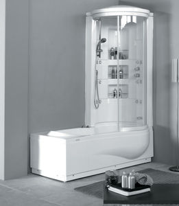 baignoire douche encastrable / d'angle / en acrylique