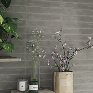 carrelage d'intérieur / mural / en grès cérame / rectangulaire