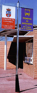 panneau d'information pour espace public