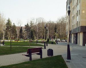 lampadaire urbain / contemporain / en acier inoxydable / en fonte