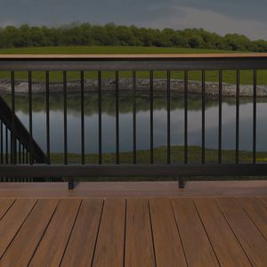 garde-corps WPC / à barreaudage / pour pont / pour terrasse