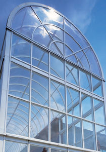 plaque en polycarbonate pour bâtiment / translucide / transparent