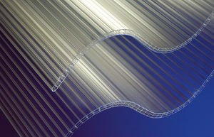 plaque en polycarbonate alvéolaire / pour toiture / isolant