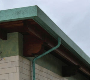 tôle en aluminium / pour gouttières / spéciale