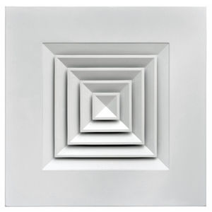 diffuseur d'air de plafond / carré