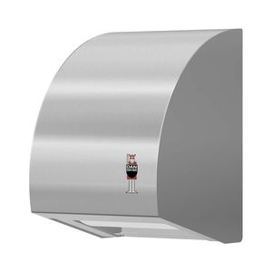 distributeur de papier toilette mural / en inox / professionnel