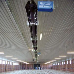 chauffage infrarouge suspendu / à gaz / professionnel / tube radiant