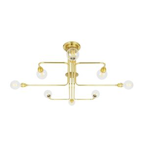 lustre classique / en laiton poli / à LED / professionnel