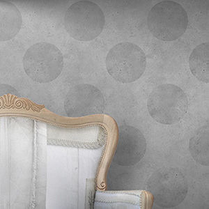 papiers peints contemporains / à motifs géométriques / aspect béton / à relief