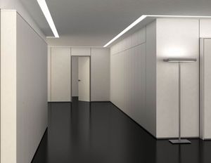 cloison fixe / en bois / de bureau