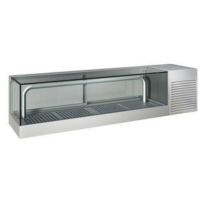 vitrine réfrigérée à poser / éclairée / pour restaurant