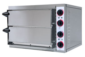 four électrique / à usage professionnel / à pizza / 2 chambres