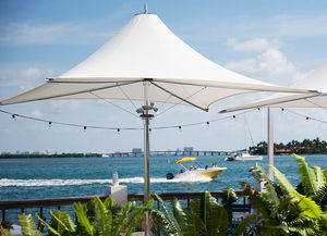 parasol professionnel / en tissu / en aluminium / en inox