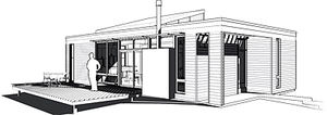 maison préfabriquée / modulaire / contemporaine / écologique