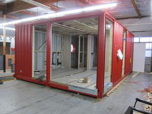 maison conteneur / contemporaine / en métal / écologique