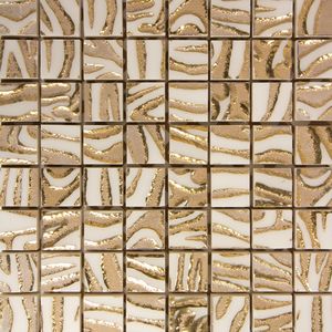 mosaïque d'intérieur / murale / en grès cérame / carrée