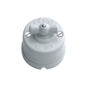 interrupteur rotatif / en porcelaine / classique