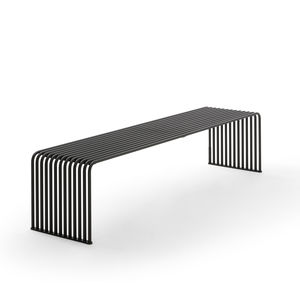 banc public / de jardin / design industriel / en acier galvanisé