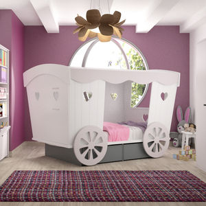 chambre d'enfant en mélaminé / pour fille