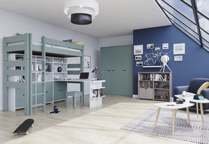chambre d'enfant bleue / mixte