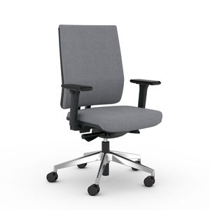 fauteuil de bureau contemporain / en polypropylène / en tissu / en cuir
