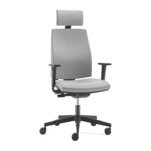 fauteuil de direction contemporain / en tissu / en métal / en plastique