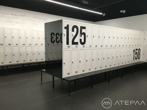casier vestiaire en métal / pour établissement public / pour installation sportive / sécurisé