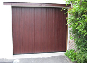 portes de garage coulissantes / en bois / automatiques