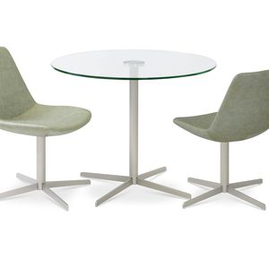 table bistrot contemporaine / en bois / en verre / en marbre
