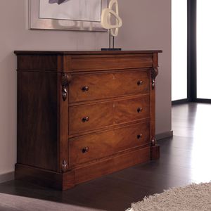 commode de style / en noyer / en hêtre